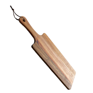 Acacia serveerplank met handvat – 38,5 cm