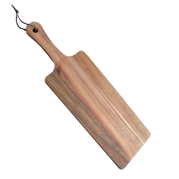 Acacia serveerplank met handvat – 38,5 cm - Afbeelding 2
